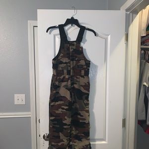 Kids Camo Hunting Overalls